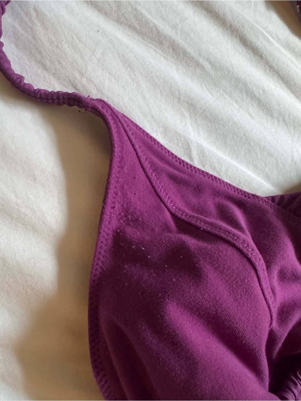 Lululemon Purple Open Back Dignity Halter Top size: 8 - Picture 3 of 7
